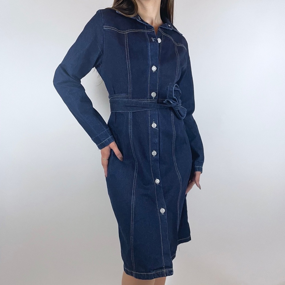 Vintage 90s Xhilaration Denim Jean Dress/Coat
